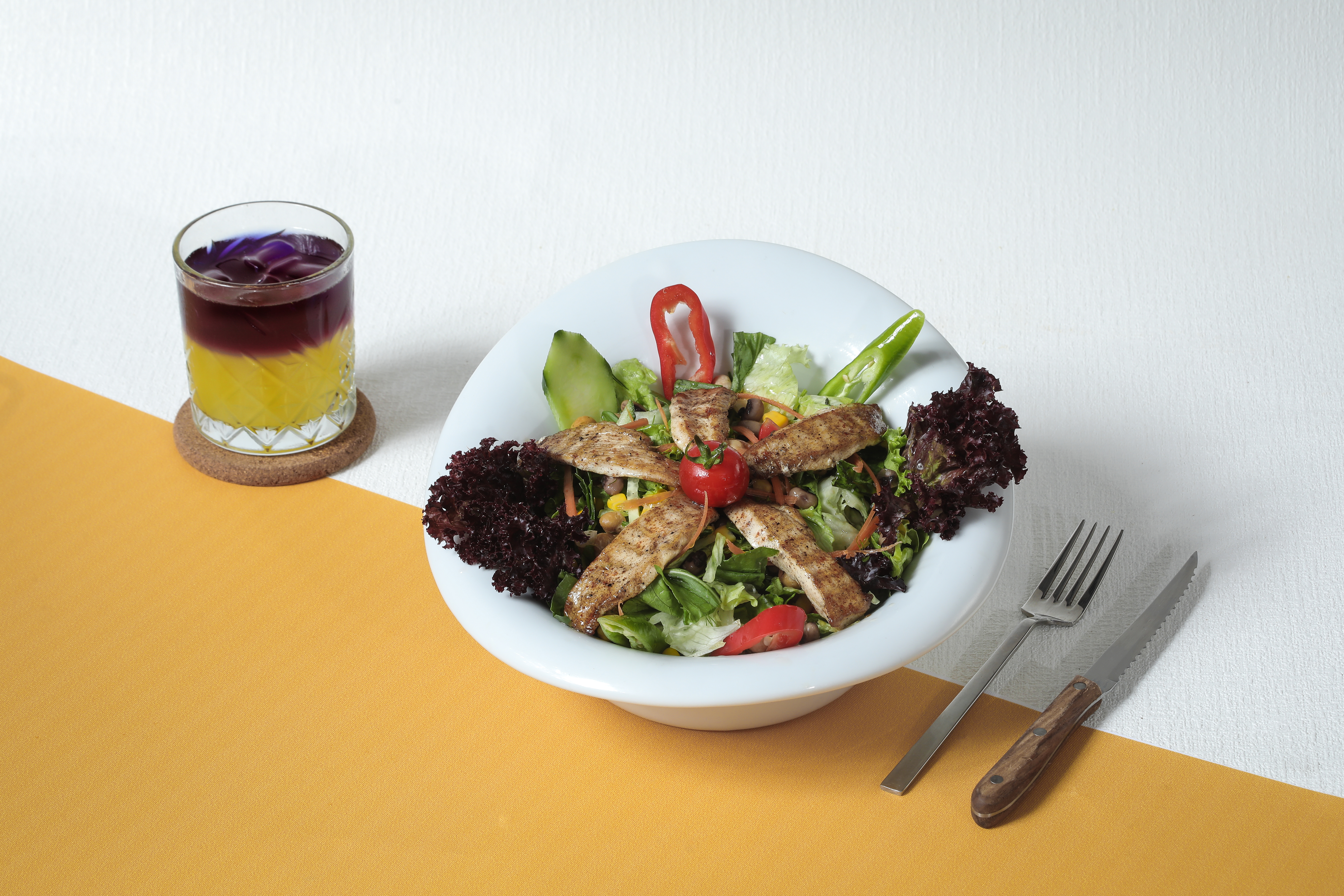 Bademli Tavuk Salata