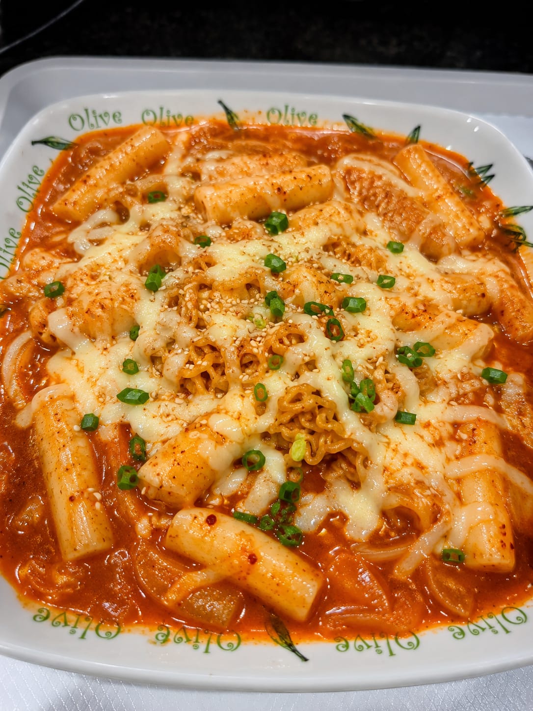 Rabokki Peynirli (Cheese Rabokki)